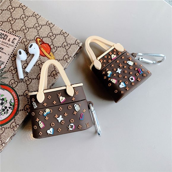 Amazon.com: BONTOUJOUR Case Compatible with AirPods Pro  Fashion Tote Bag Earphone Protector